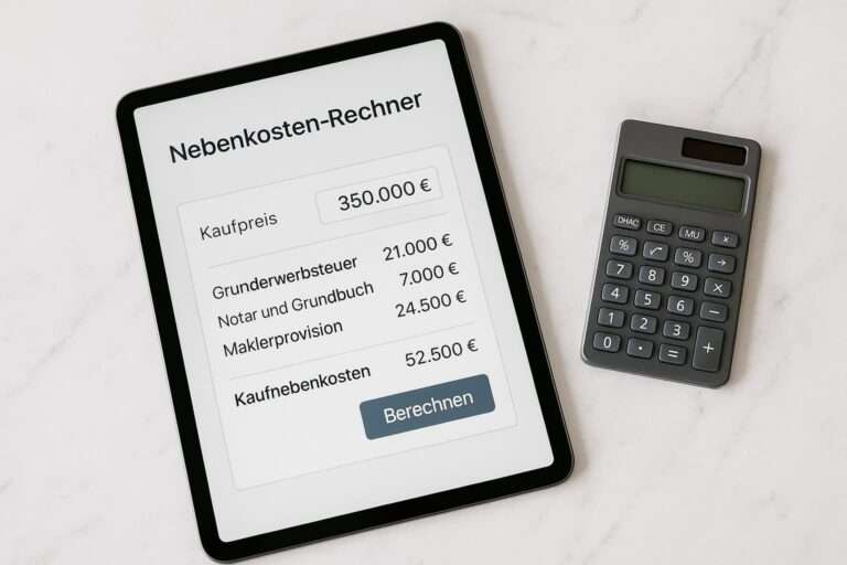 Nebenkosten-Rechner-Immobilienkauf-Kostenberechnung